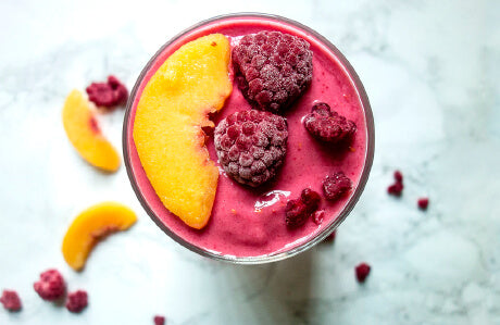Peach Berry smoothie